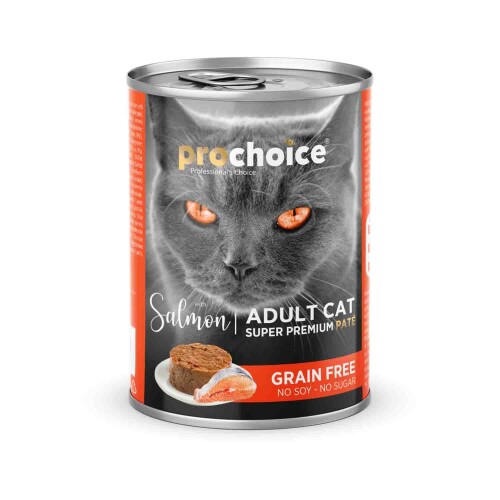 ProChoice Somonlu Yetişkin Kedi Konservesi 400 gr X 6 Adet - 1