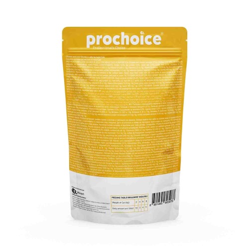 ProChoice Tavuklu Ciğerli Yetişkin Kedi Maması 85 gr - 2