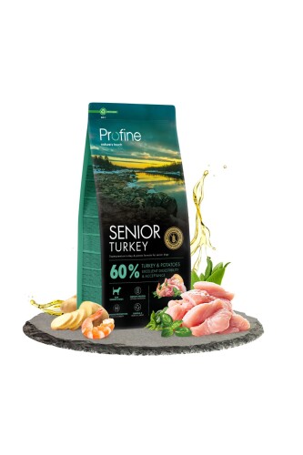 Profine Glutensiz Hindili Yaşlı Köpek Maması 12 kg - 1