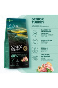 Profine Glutensiz Hindili Yaşlı Köpek Maması 12 kg - 2
