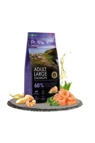 Profine Glutensiz Somonlu Büyük Irk Yetişkin Köpek Maması 12 kg - 1