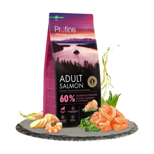 Profine Glutensiz Somonlu Yetişkin Köpek Maması 12 kg - 1