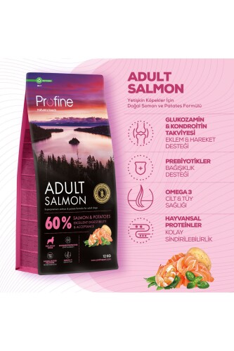 Profine Glutensiz Somonlu Yetişkin Köpek Maması 12 kg - 2