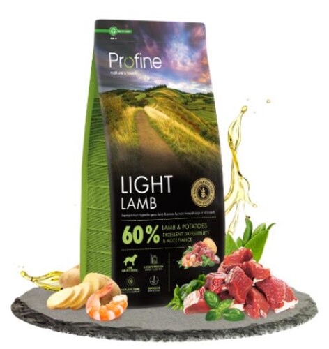 Profine Hipoalerjenik Light Kilo Kontrolü Kuzulu Yetişkin Köpek Maması 12 kg - 1