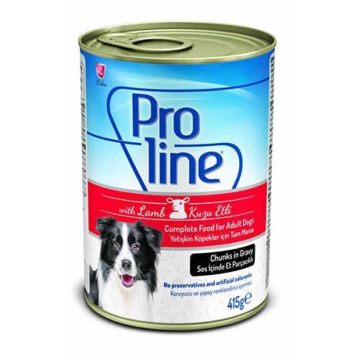 Proline Gravy Kuzu Etli Konserve Yetişkin Köpek Maması 415 gr - 1