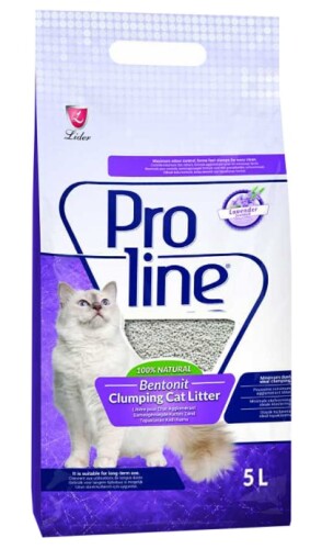 Proline Parfümsüz İnce Topaklaşan Bentonit Kedi Kumu 5 L - 1