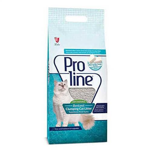 Proline Marsilya Sabun Kokulu Bentonit Kedi Kumu 10 lt - 1
