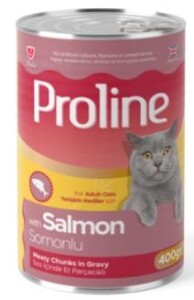 Proline Sos İçinde Somon Balıklı Yetişkin Kedi Maması 400 gr - Proline
