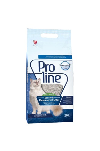 Proline Kokusuz Topaklanan Bentonit Kedi Kumu 20 lt - 1