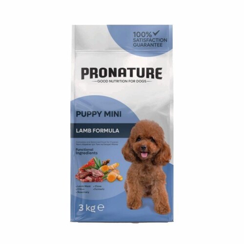 Pronature Daily Small Puppy Küçük Irk Kuzu Etli Yavru Köpek Maması 3 kg - 1