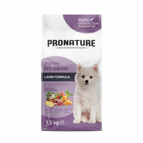 Pronature Hypo-Allergenic Kuzulu Enginarlı ve Patatesli Tahılsız Yavru Köpek Maması 1,5 kg - 1