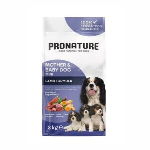 Pronature Mother & Baby Kuzu Etli Mini Irk Anne ve Bebek Köpek Maması 3 Kg - Pronature