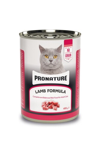 Pronature Tahılsız Kuzulu Etli Ezme Yaş Kedi Maması 400 gr - 1