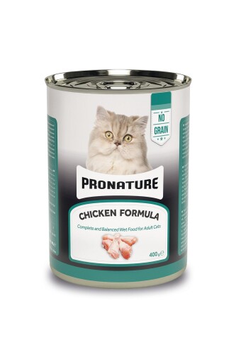 Pronature Tahılsız Tavuklu Ezme Yaş Kedi Maması 400 gr - 1