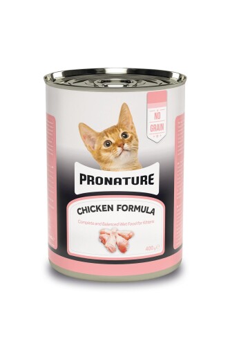 Pronature Tahılsız Tavuklu Yavru Yaş Kedi Maması 400 gr - 1
