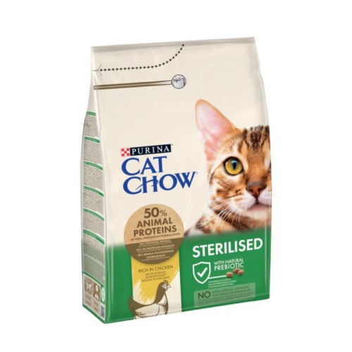 Purina Cat Chow Sterilised Tavuklu Yetişkin Kedi Maması 3 kg - 1