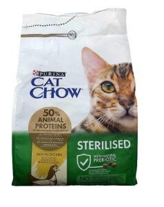 Purina Cat Chow Sterilised Tavuklu Yetişkin Kedi Maması 3 kg - Cat Chow