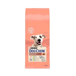Purina Dog Chow Sensitive Somonlu Yetişkin Köpek Maması 14 kg - 1