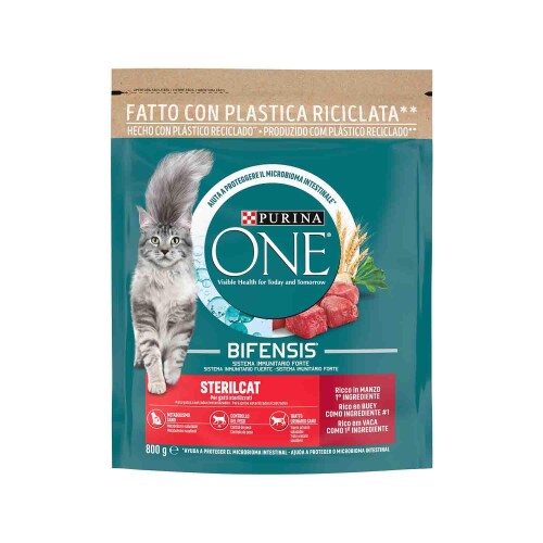 Purina One Sığır Etli Kısırlaştırılmış Kedi Maması 800 gr - 1
