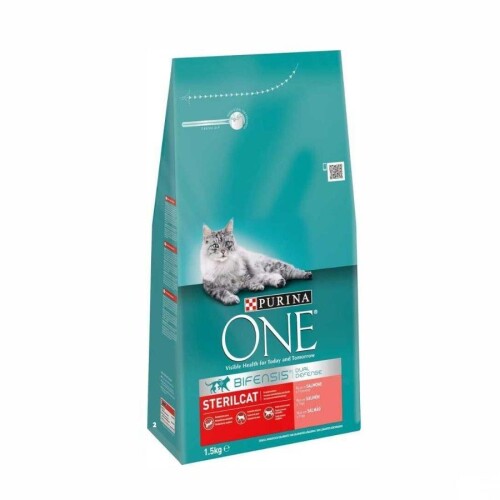 Purina One Somonlu Kısırlaştırılmış Kedi Maması 1,5 kg - 1