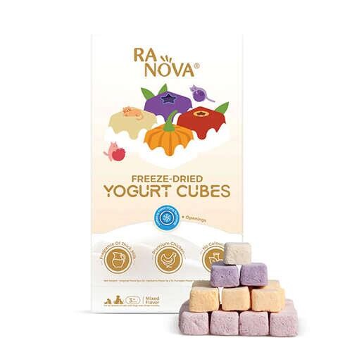 Ranova Karışık Lezzetli Dondurularak Kurutulmuş Yoğurt Kedi ve Köpek Ödülü 1 Gr – 40'lı Paket - 1