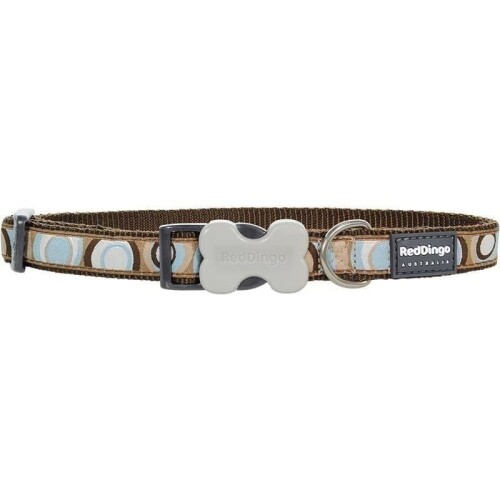 RedDingo Circadelic Desenli Kahverengi Köpek Boyun Tasması 20 mm M - 1