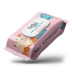 Reflex Care Evcil Hayvan Temizleme Mendili 50'li - Reflex