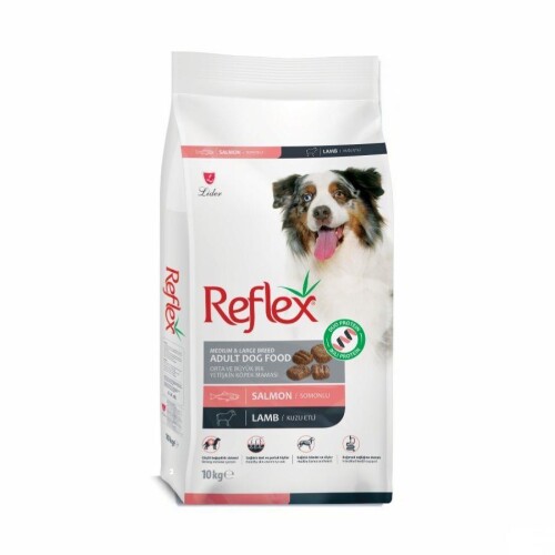 Reflex Duo Protein Somonlu ve Kuzulu Orta ve Büyük Irk Yetişkin Köpek Maması 10 kg - 1