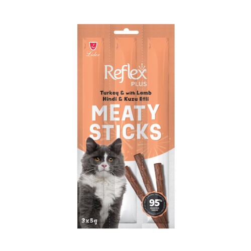Reflex Hindili Kuzulu Kedi Ödül Çubuğu 3 X 5 gr - 1