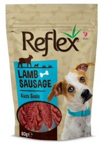 Reflex Köpek Ödülü Kuzu Etli Sosis 80 gr - Reflex