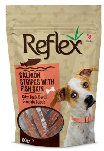 Reflex Köpek Ödülü Somon Çıtırları 80 gr - 1