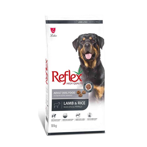 Reflex Kuzu Etli ve Pirinçli Yetişkin Köpek Maması 10 kg - 1