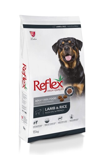 Reflex Kuzu Etli ve Pirinçli Yetişkin Köpek Maması 15 kg - 1