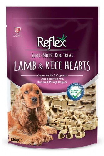 Reflex Hearts Kuzulu Pirinçli Yetişkin Köpek Ödülü 150 gr - 1