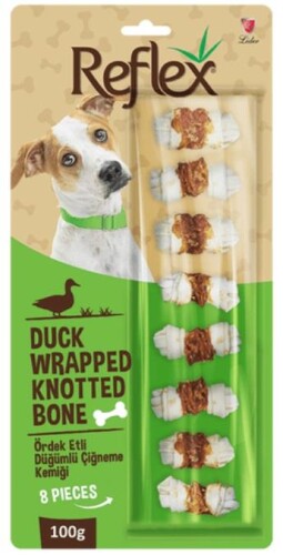 Reflex Ördek Etli Düğüm Kemik 8'li 100 gr - 1