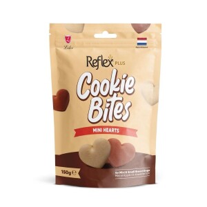 Reflex Plus Cookie Bites Mini Hearts Küçük Irk Yetişkin Köpek Ödül Maması 150 gr - Reflex Plus