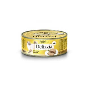 Reflex Plus Delizzia Kıyılmış Tavuklu Yetişkin Kedi Konservesi 85 gr - Reflex Plus