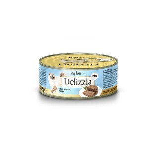 Reflex Plus Delizzia Kıyılmış Ton Balıklı Yetişkin Kedi Konservesi 85 gr - Reflex Plus
