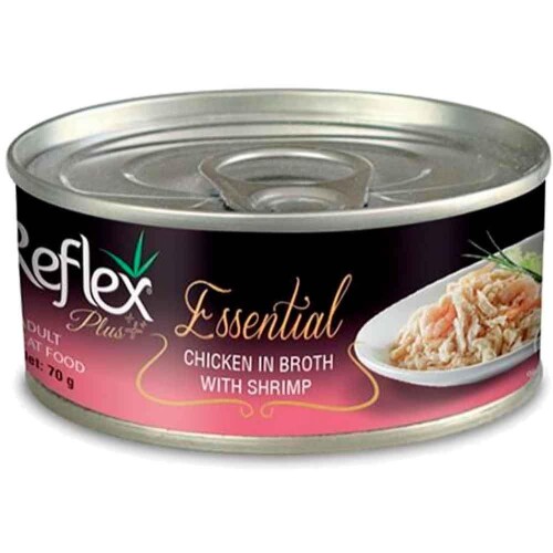 Reflex Plus Essential Tavuklu Karidesli Kedi Konservesi 70 gr - 1