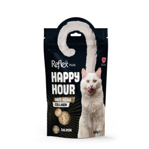 Reflex Plus Happy Hour Anti-Aging Collagen Yetişkin Kediler İçin Ödül Maması 60 Gr - Reflex Plus