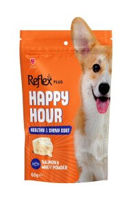 Reflex Plus Happy Hour Sağlıklı ve Parlak Tüyler İçin Destekleyici Köpek Ödül Maması 60 gr - Reflex Plus