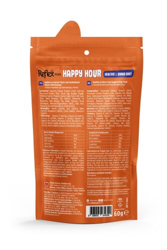 Reflex Plus Happy Hour Sağlıklı ve Parlak Tüyler İçin Destekleyici Köpek Ödül Maması 60 gr - 2