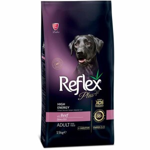 Reflex Plus High Energy Biftekli Yetişkin Köpek Maması 15 kg - Reflex Plus