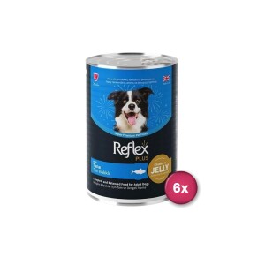 Reflex Plus Jöle İçinde Ton Balıklı Yetişkin Köpek Konservesi 400 Gr X 6 Adet - Reflex Plus