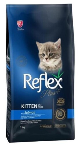 Reflex Plus Kitten Somonlu Yavru Kedi Maması 15 kg - 1