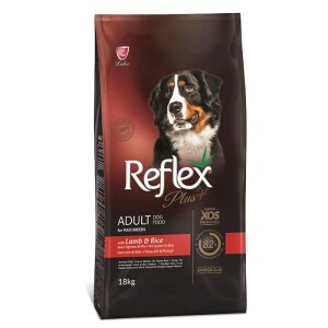 Reflex Plus Kuzu Etli ve Pirinçli Büyük Irk Yetişkin Köpek Maması 18 kg - Reflex Plus