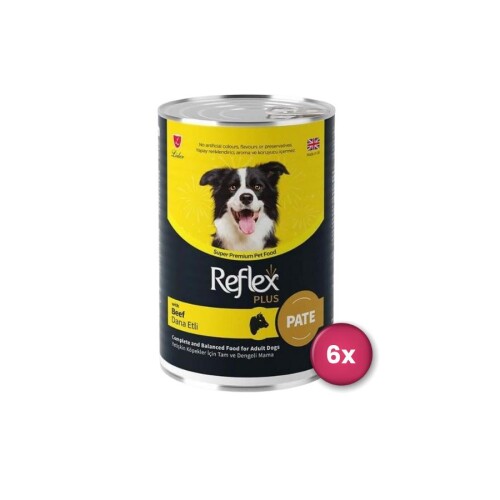 Reflex Plus Pate Dana Etli Köpek Konservesi 400 Gr X 6 Adet - 1