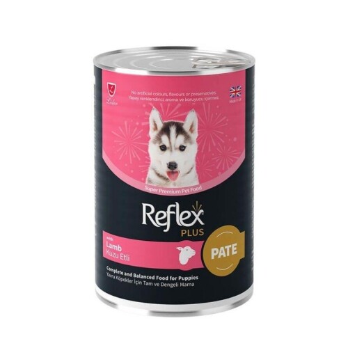 Reflex Plus Pate Etli Yavru Köpek Konservesi 400 Gr - 1
