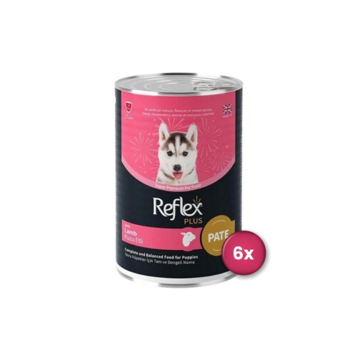 Reflex Plus Pate Etli Yavru Köpek Konservesi 400 Gr X 6 Adet - 1
