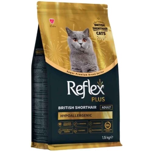 Reflex Plus British Shorthair Yetişkin Kedi Maması 1,5 kg - 1